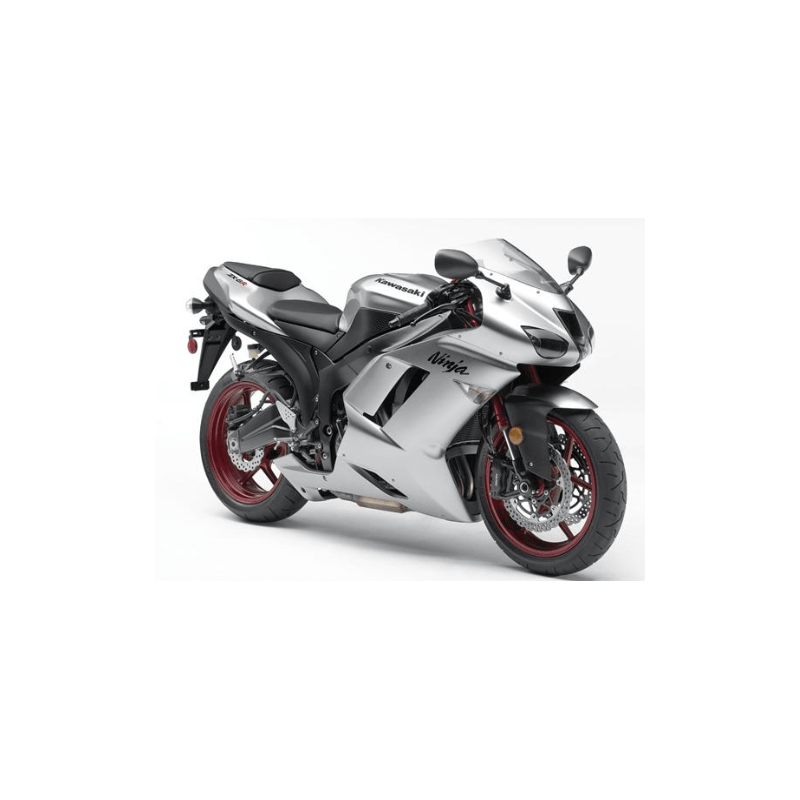 STICKER SET KAWASAKI ZX-6R YEAR 2008 SILVER
