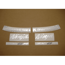 STICKER SET KAWASAKI ZX-6R AÑO 2009 AZUL