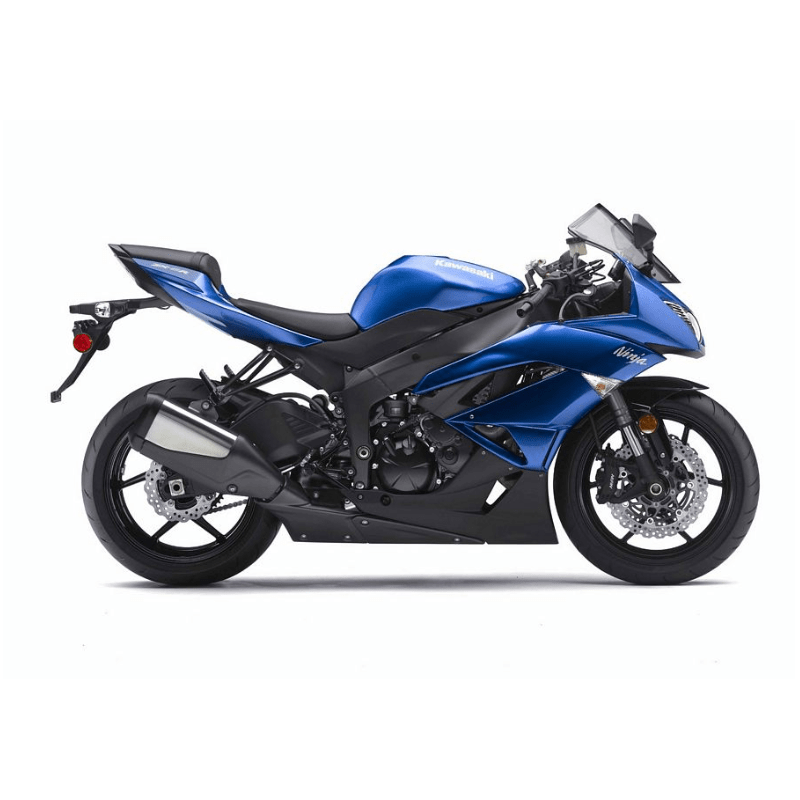 STICKER SET KAWASAKI ZX-6R YEAR 2009 BLUE