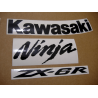 STICKER SET KAWASAKI ZX-6R AÑO 2009 VERDE