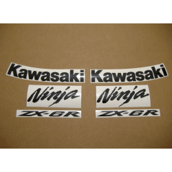 STICKER SET KAWASAKI ZX-6R AÑO 2010 ROJO