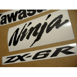 STICKER SET KAWASAKI ZX-6R YEAR 2010 RED