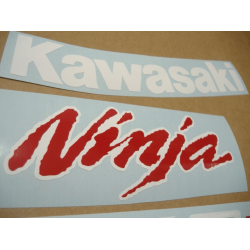 STICKER SET KAWASAKI ZX-6R YEAR 2011 BLACK
