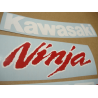 STICKER SET KAWASAKI ZX-6R YEAR 2011 BLACK