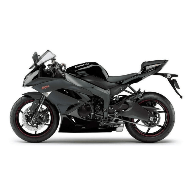 STICKER SET KAWASAKI ZX-6R AÑO 2011 NEGRO