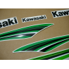 STICKER SET KAWASAKI ZX-6R YEAR 2011 GREEN