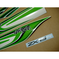 STICKER SET KAWASAKI ZX-6R YEAR 2011 GREEN