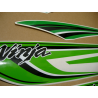 STICKER SET KAWASAKI ZX-6R YEAR 2011 GREEN