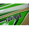 STICKER SET KAWASAKI ZX-6R YEAR 2011 GREEN