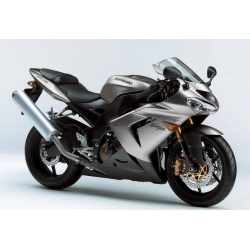 ADHESIVOS KIT KAWASAKI ZX-9R 2005 PLATA