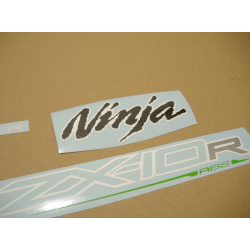 STICKERS KIT KAWASAKI ZX-10R YEAR 2002  ABS GREEN