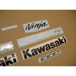STICKERS KIT KAWASAKI ZX-10R  YEAR 2012 ABS GREEN
