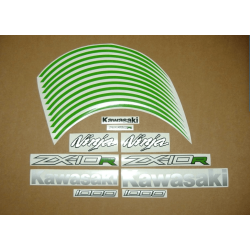 STICKERS KIT KAWASAKI ZX-10R  YEAR 2015 BLACK