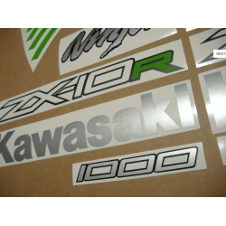 STICKERS KIT KAWASAKI ZX-10R  YEAR 2015 BLACK