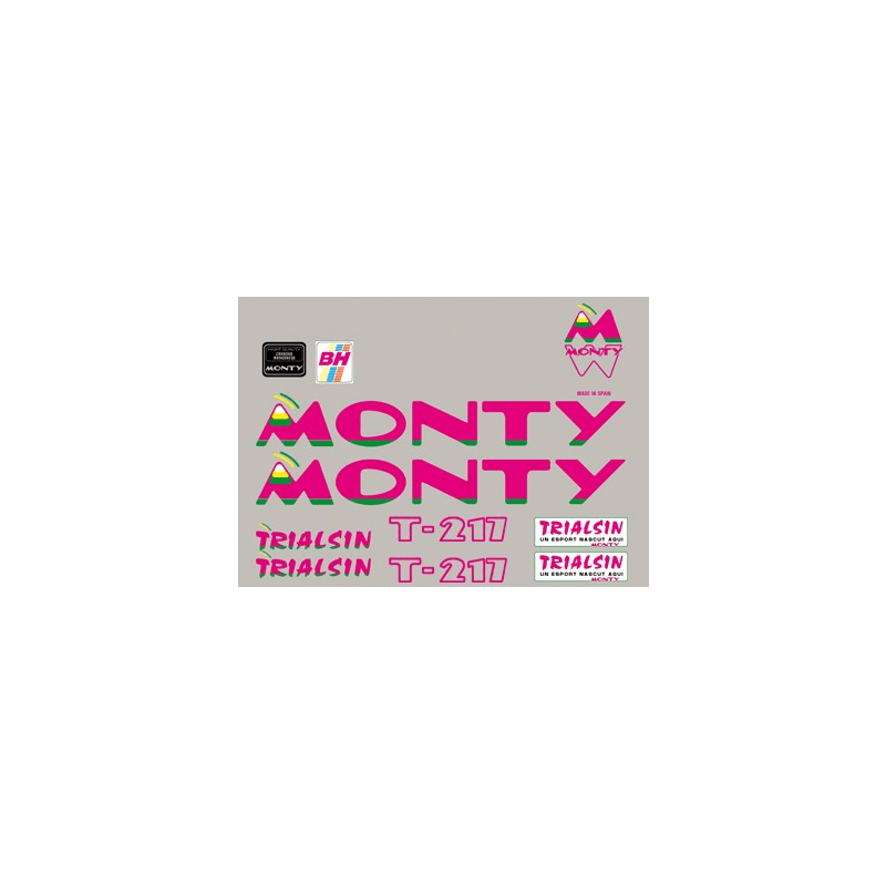 AUTOCOLLANT BH CLASSIC MONTY T217
