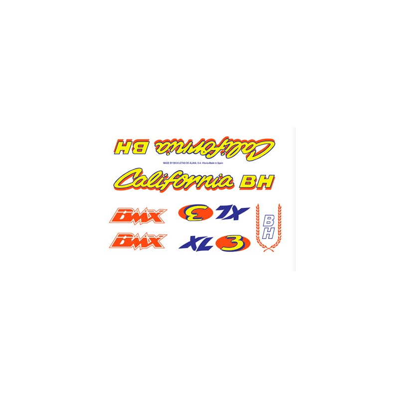 AUFKLEBER BH CLASSIC CALIFORNIA BMX XL3