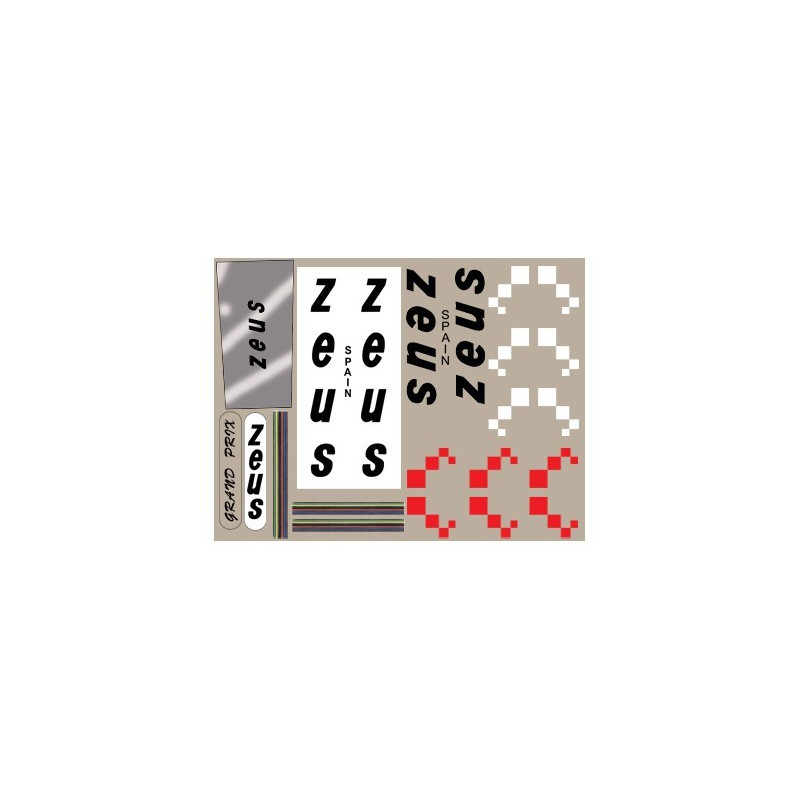 STICKERS ZEUS ALFA GRAND PRIX