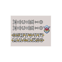 AUFKLEBER MACARIO GOLD