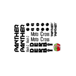 STICKERS CLASSIC RABASA DERBI PANTHER