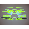 Sticker set Yamaha YZF-R6 Year 2003-2005 NEON YELLOW
