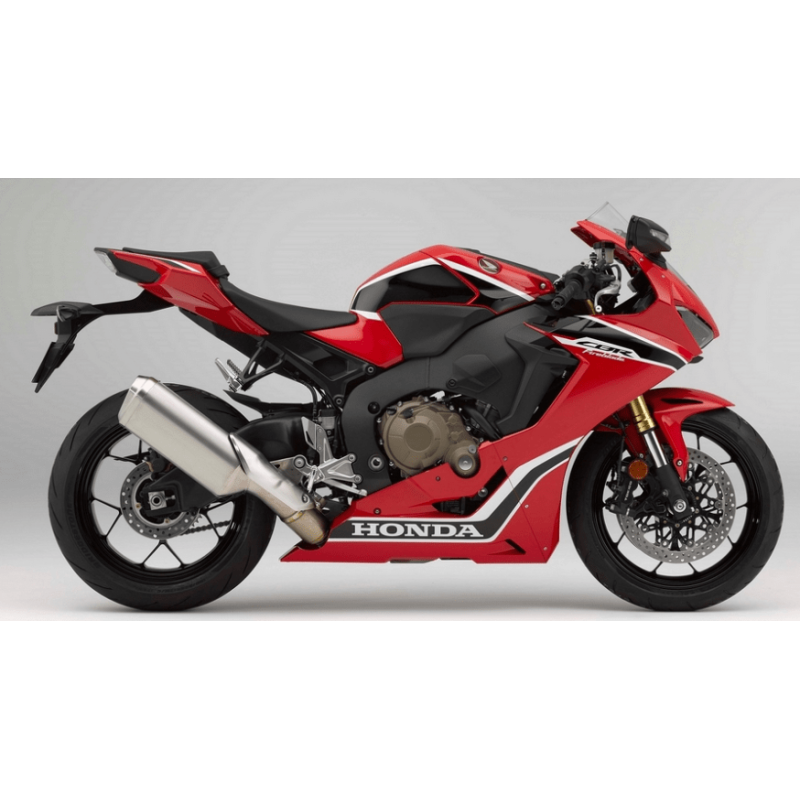 STICKERS HONDA CBR 1000RR 2017 RED-BLACK-WHITE VERSION US