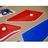 Stickers decals Yamaha FZR 1000 Year 1989 WHITE/RED