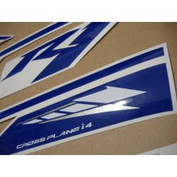 AUFKLEBER KIT YAMAHA R1 YEAR 2014 VERSION BLACK BLUE