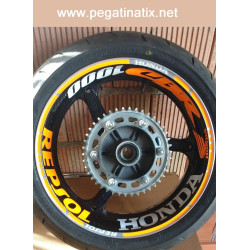 Honda CBR1000RR adhesivos ruedas REPSOL