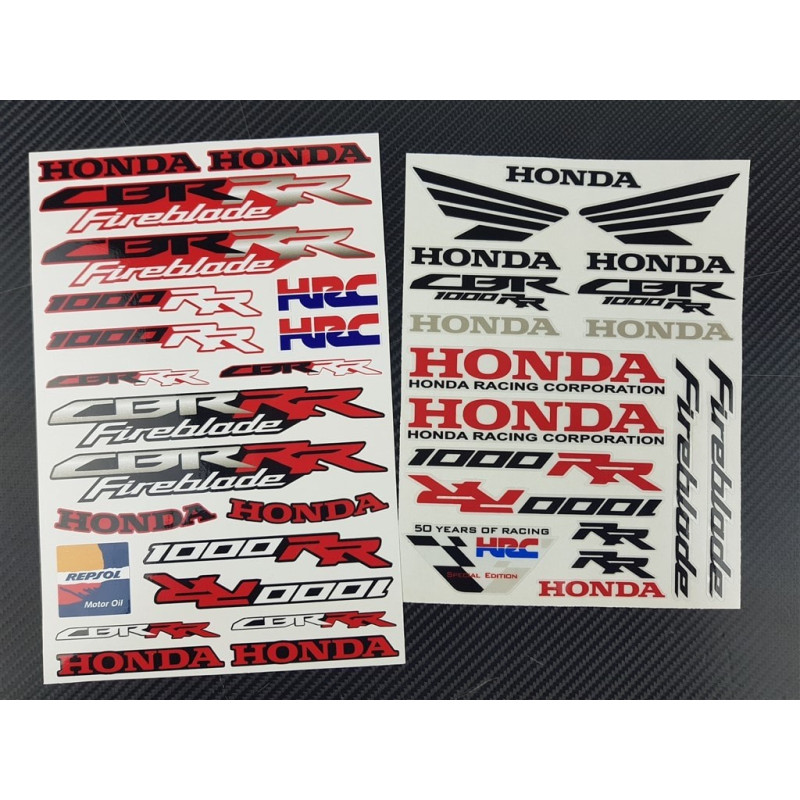 Stickers decals HONDA CBR1000 RR