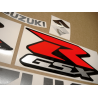 Stickers decals SUZUKI GSX-R 750 2016  VERSION BLACK