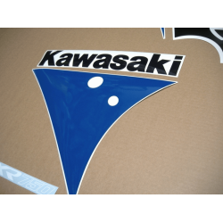 AUTOCOLLANT KAWASAKI ZXR750 NINJA 1991 GREEN WHITE