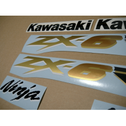 STICKER SET KAWASAKI ZX-6RR AÑO 2003 VERDE