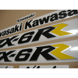 STICKER SET KAWASAKI ZX-6RR YEAR 2004 GREEN