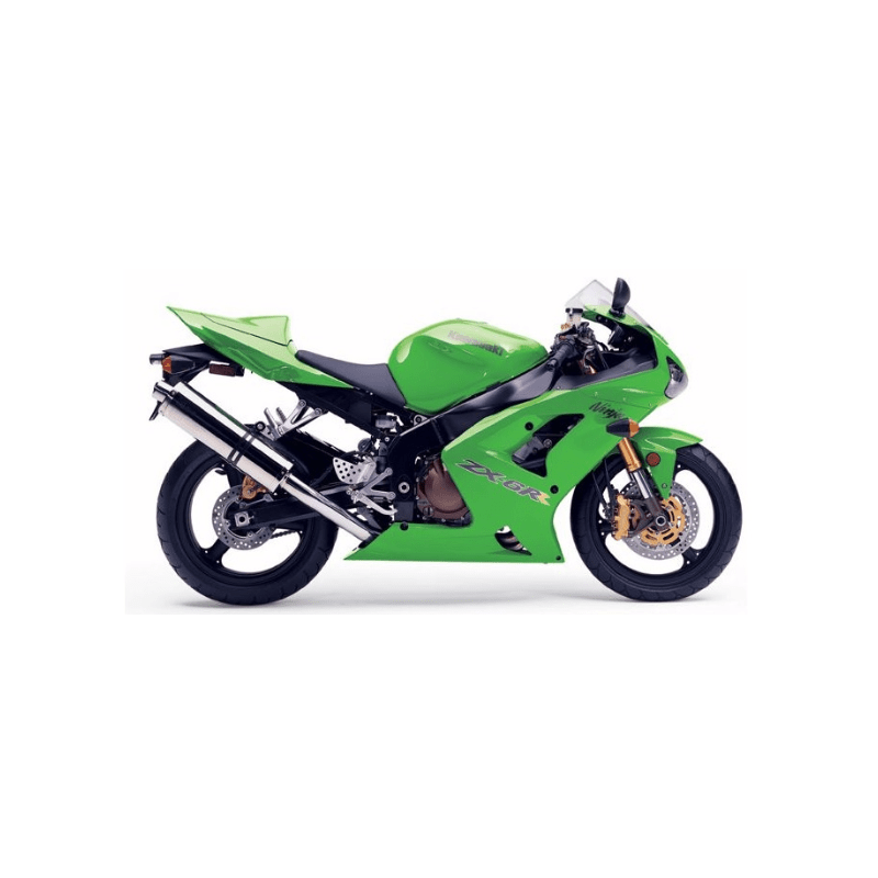 STICKER SET KAWASAKI ZX-6RR YEAR 2004 GREEN