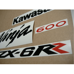 STICKER SET KAWASAKI ZX-6RR YEAR 2006 GREEN