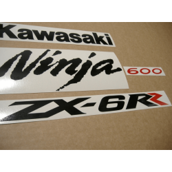 STICKER SET KAWASAKI ZX-6RR YEAR 2006 GREEN