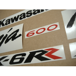 STICKER SET KAWASAKI ZX-6RR YEAR 2006 GREEN