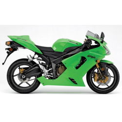 STICKER SET KAWASAKI ZX-6RR YEAR 2006 GREEN