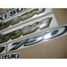 Stickers Suzuki KATANA GSX F750 YEAR 2005 BLUE VEERSION US
