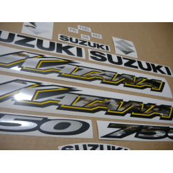 Adhesivo KATANA GSX F750 YEAR 2005 BLUE VEERSION US