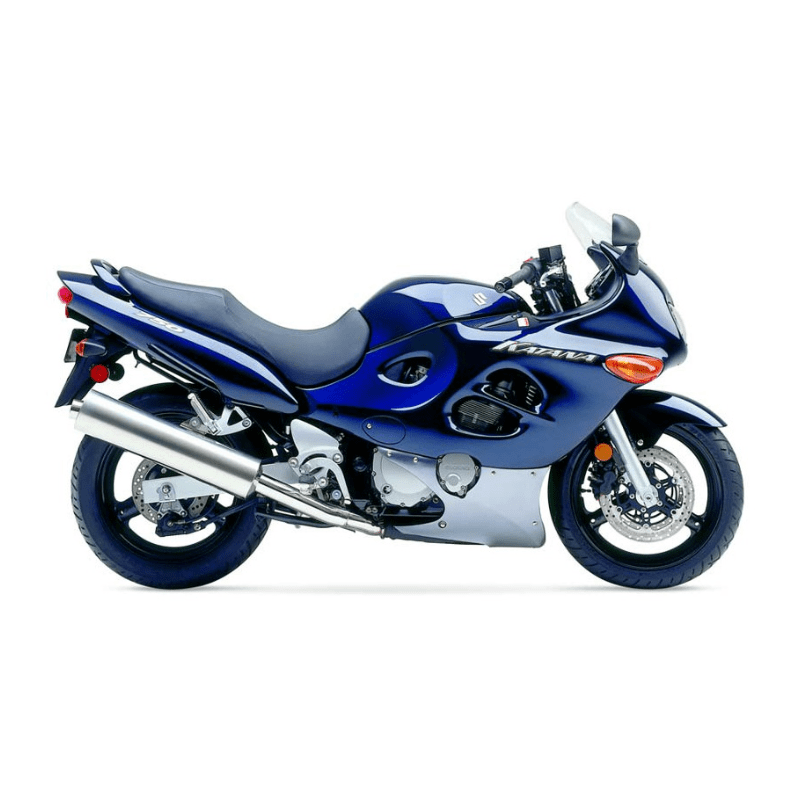 Adhesivo KATANA GSX F750 YEAR 2005 BLUE VEERSION US