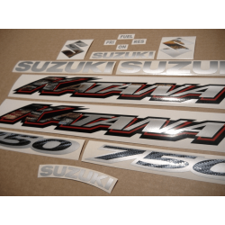 Stickers Suzuki KATANA GSX F750 YEAR 2000 RED VERSION US