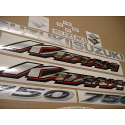 Stickers Suzuki KATANA GSX F750 YEAR 2000 RED VERSION US