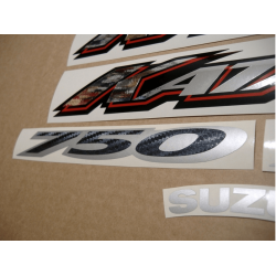 Stickers Suzuki KATANA GSX F750 YEAR 2000 RED VERSION US