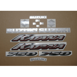 Stickers Suzuki KATANA GSX F750 YEAR 2002 BLACK VERSION US