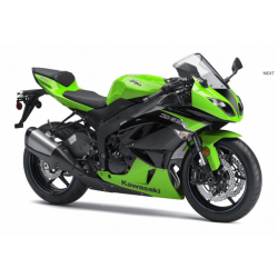 STICKER SET KAWASAKI ZX-6R YEAR 2012 GREEN PERFORMANCE EDITION