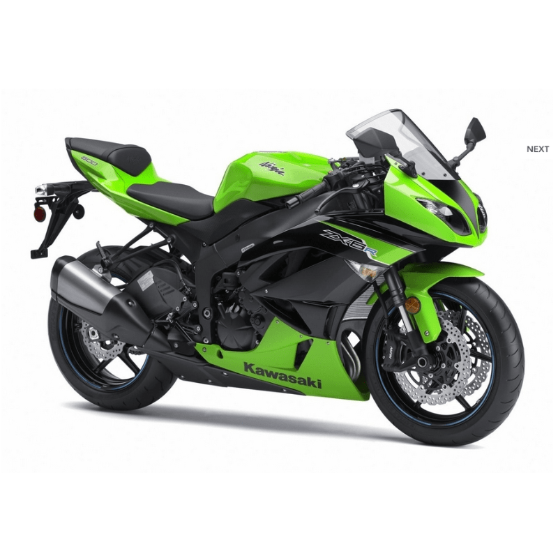 STICKER SET KAWASAKI ZX-6R YEAR 2012 GREEN PERFORMANCE EDITION