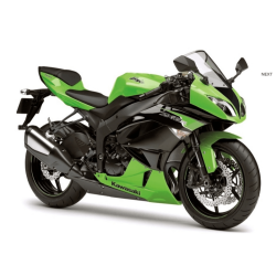 STICKER SET KAWASAKI ZX-6R YEAR 2012 GREEN
