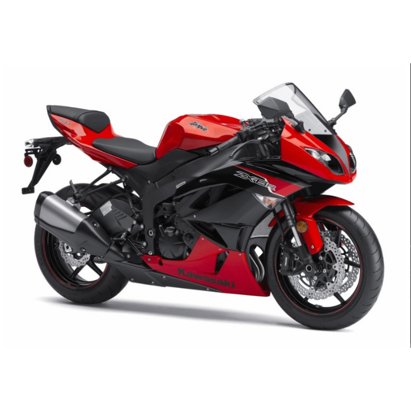 STICKER SET KAWASAKI ZX-6R AÑO 2012 RED