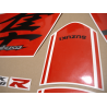 Decals SUZUKI HAYABUSA 2018 BLACK-RED
